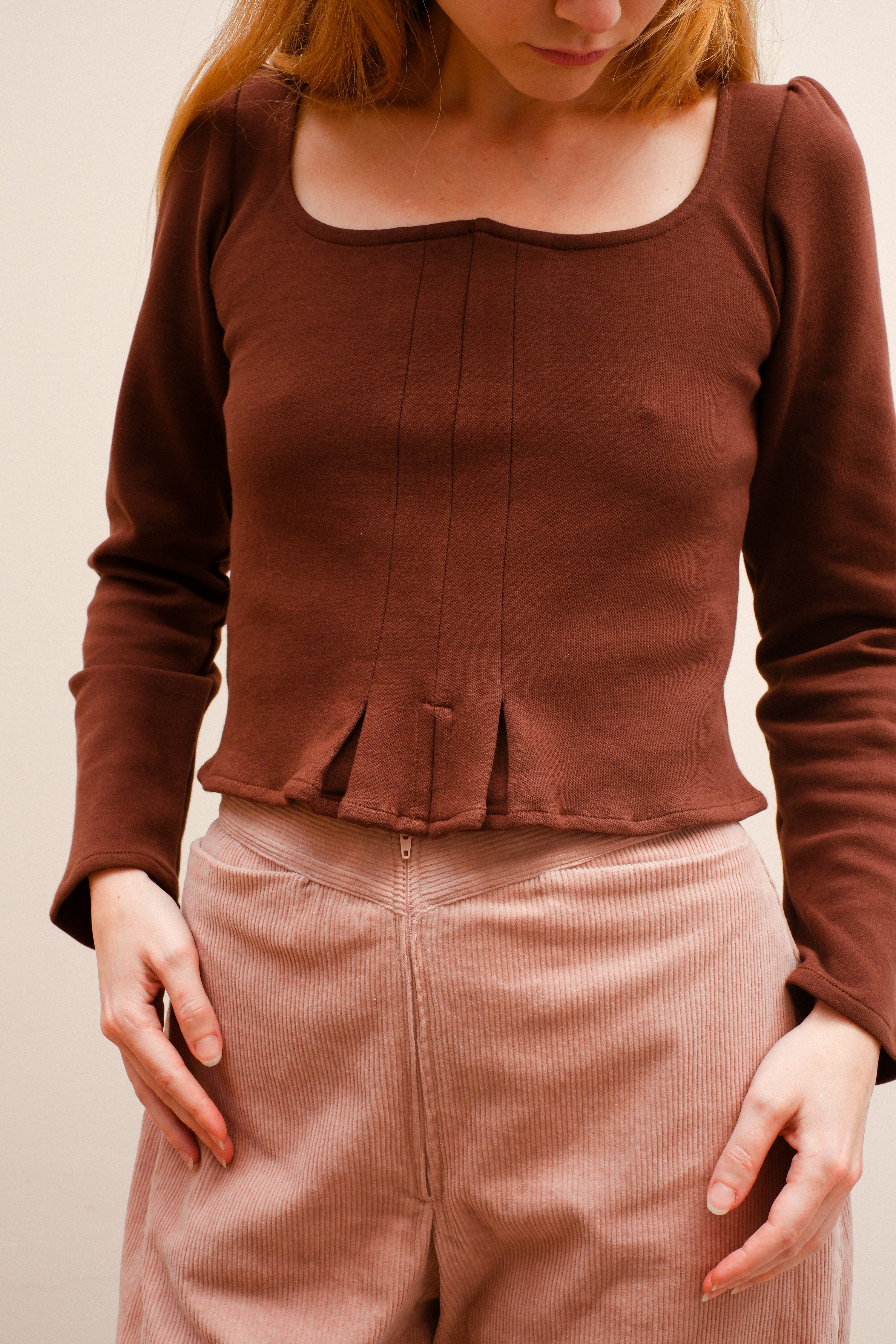 Pantalon Buggy, poudré