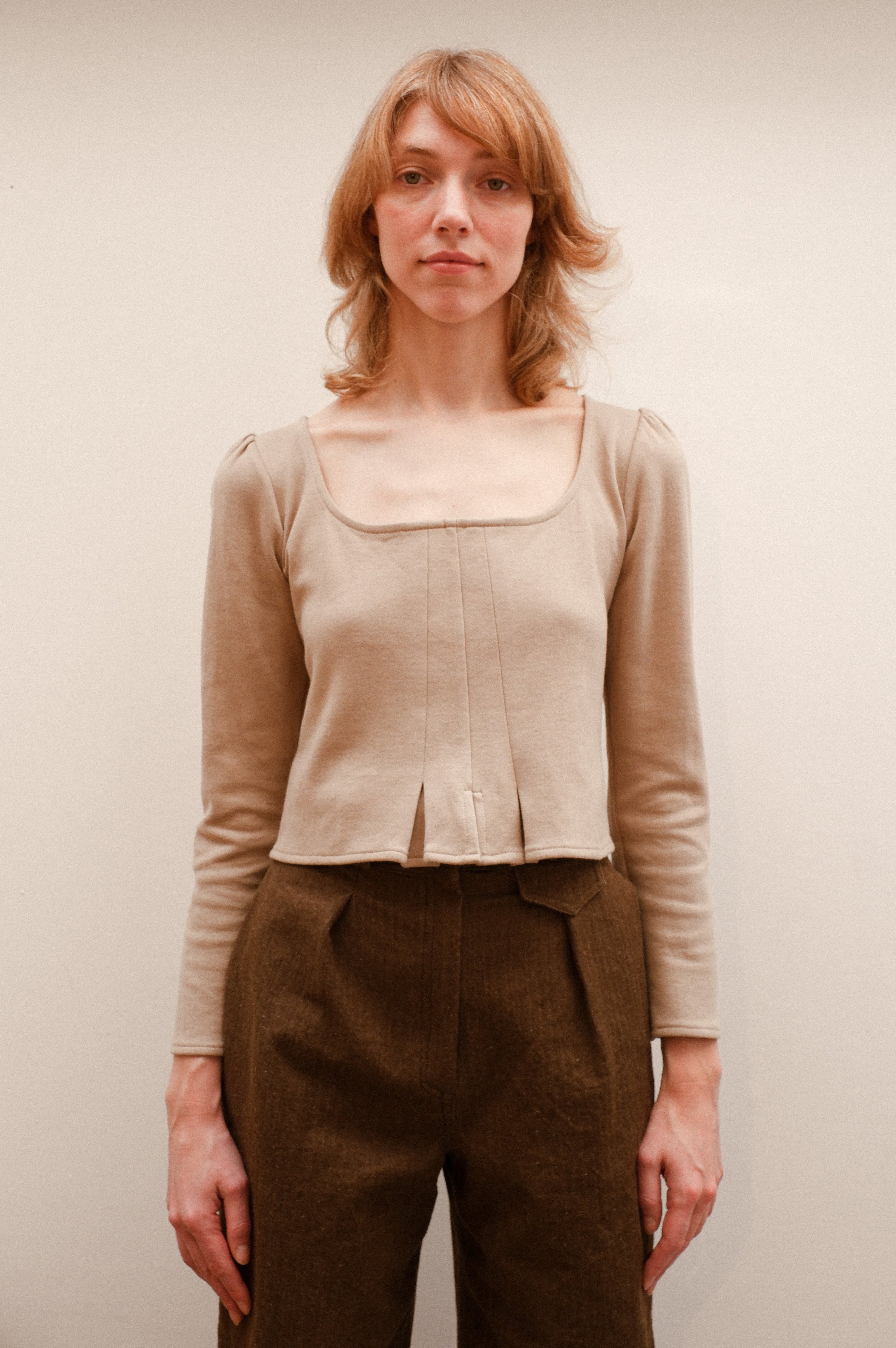 Jersey Corpiqué, beige