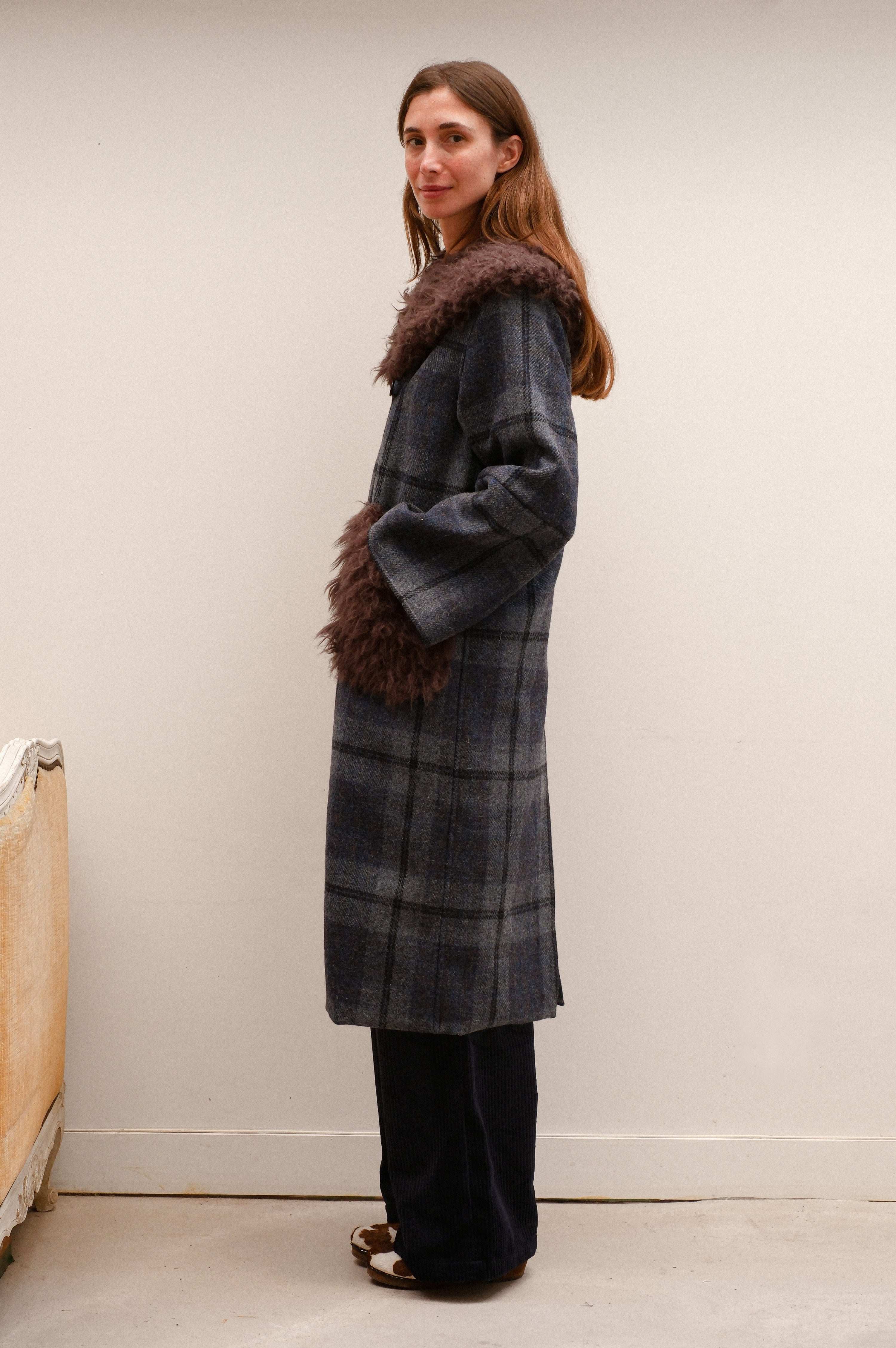 Mystery! Coat, tartan