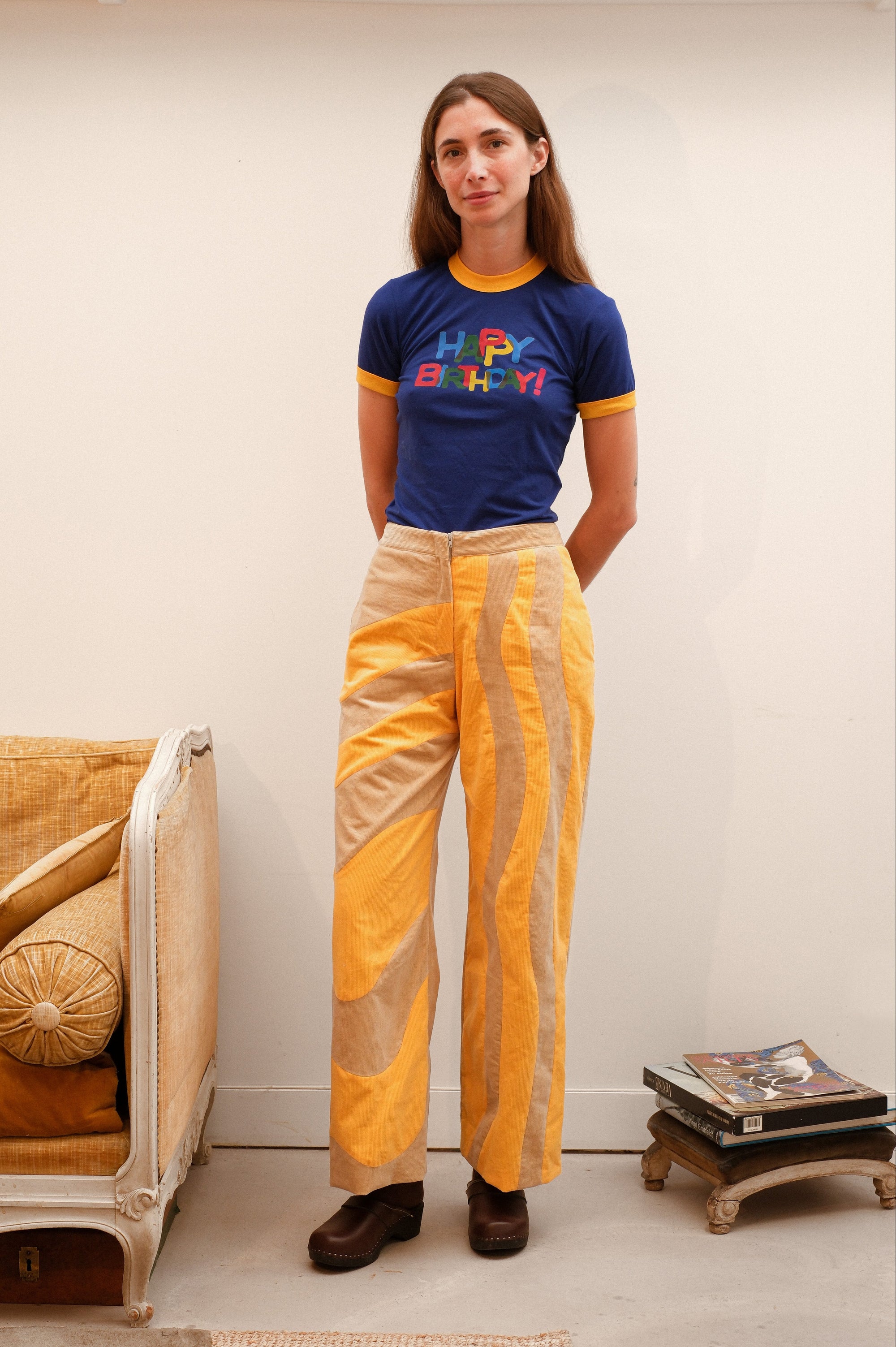 Pantalon Bakst, yellow