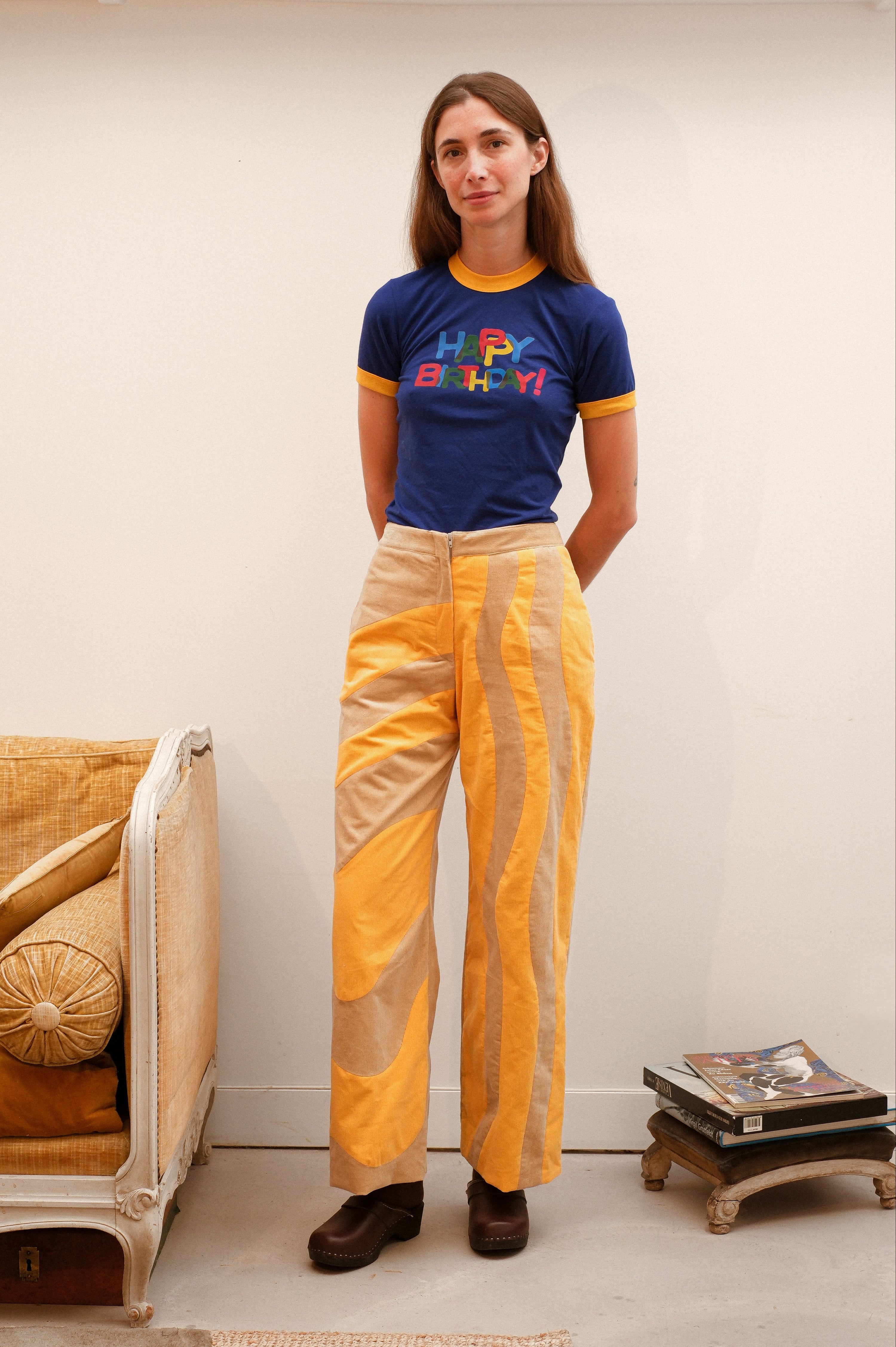 Pantalon Bakst, yellow