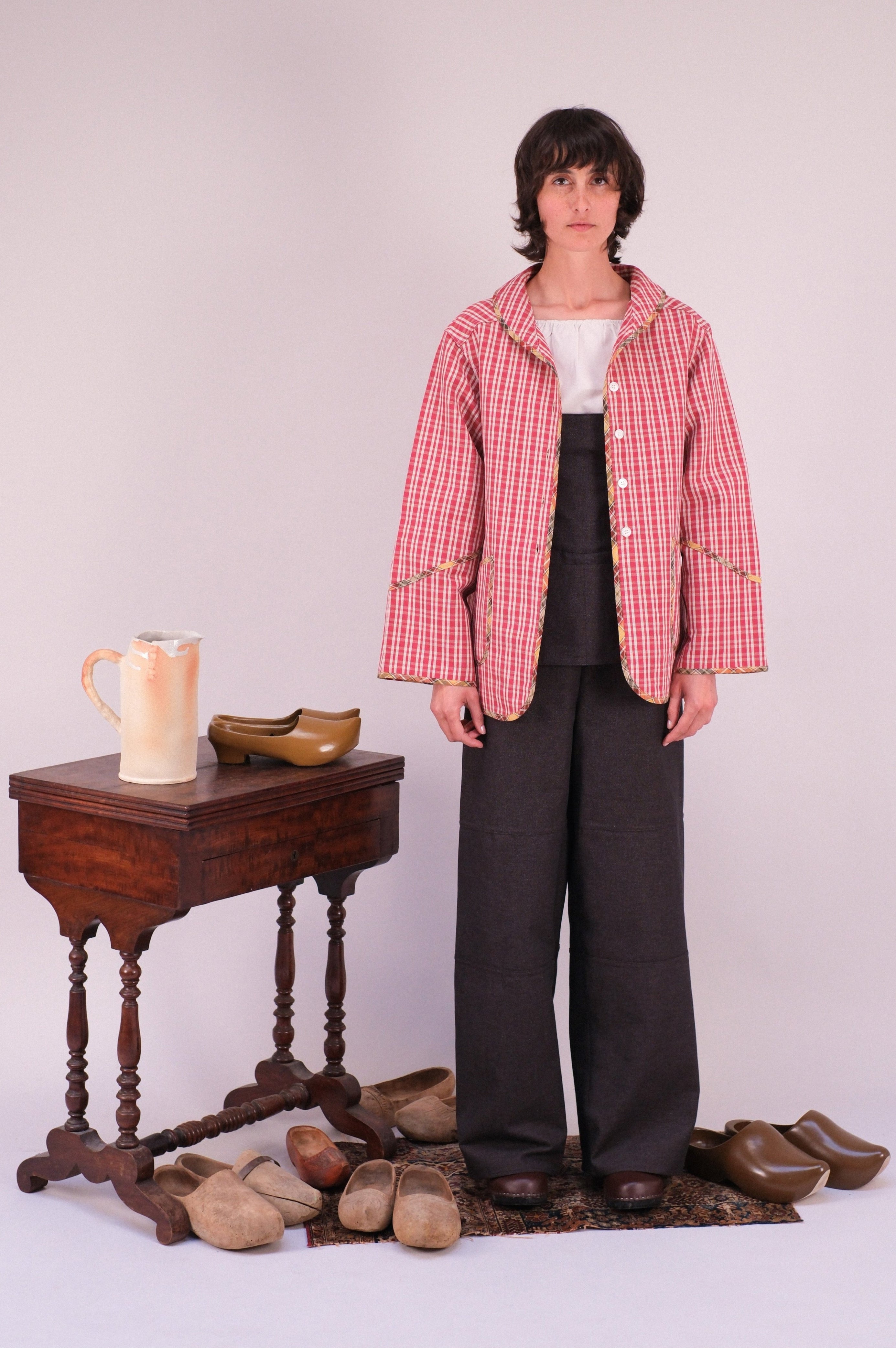 Veste du pourpointier, framboise