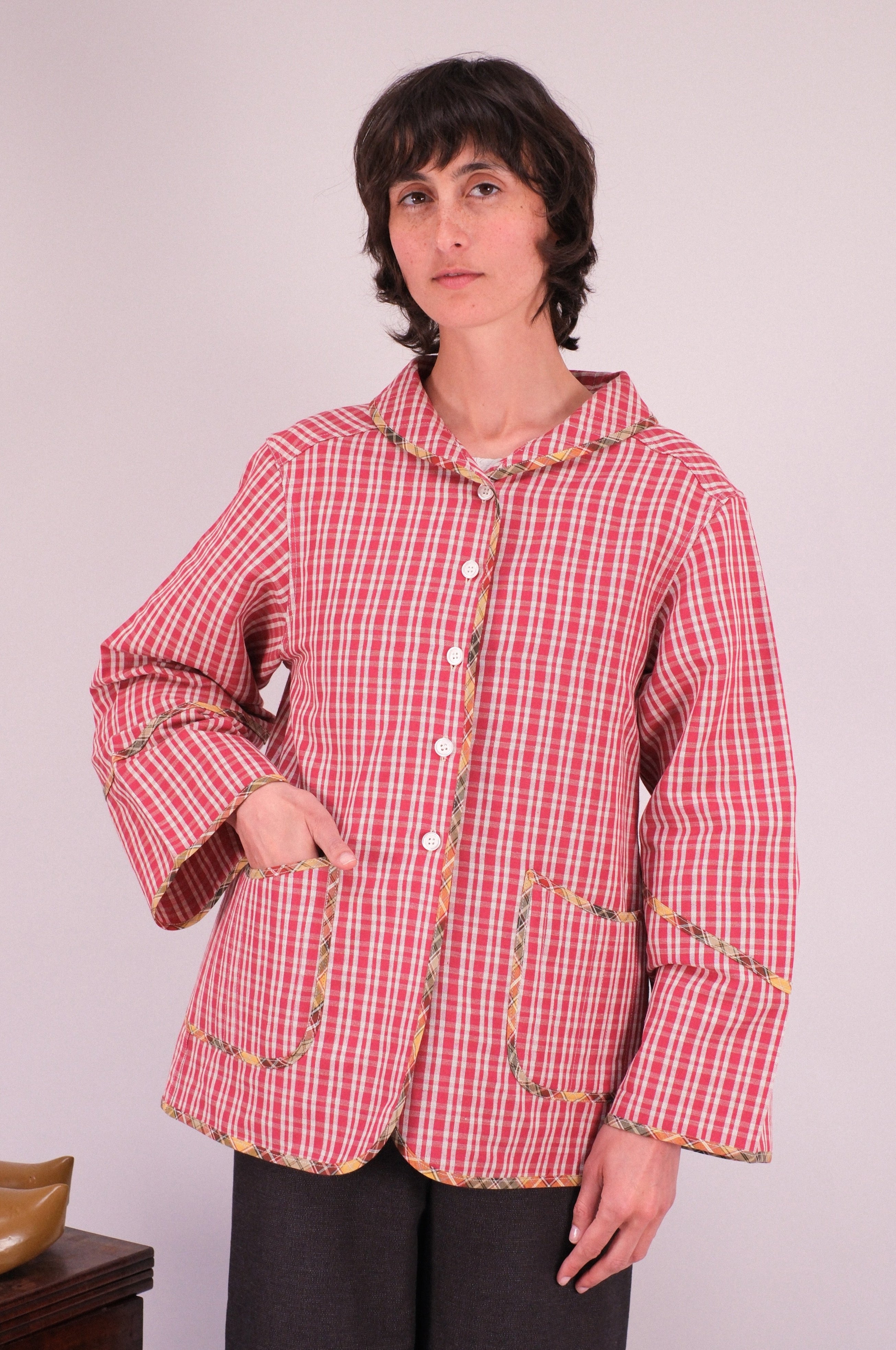 Veste du pourpointier, framboise