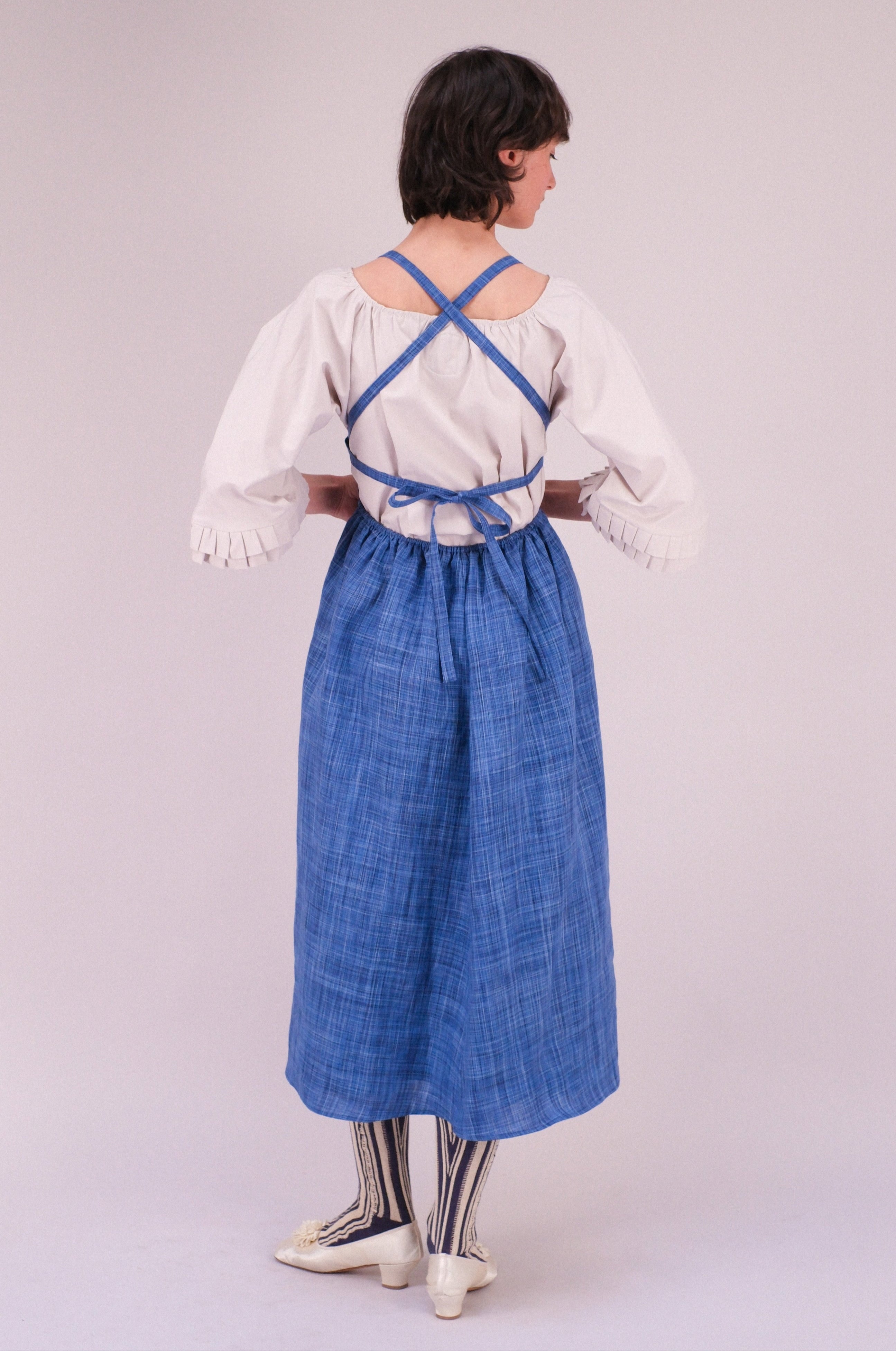 Robe Dabantière, bleue