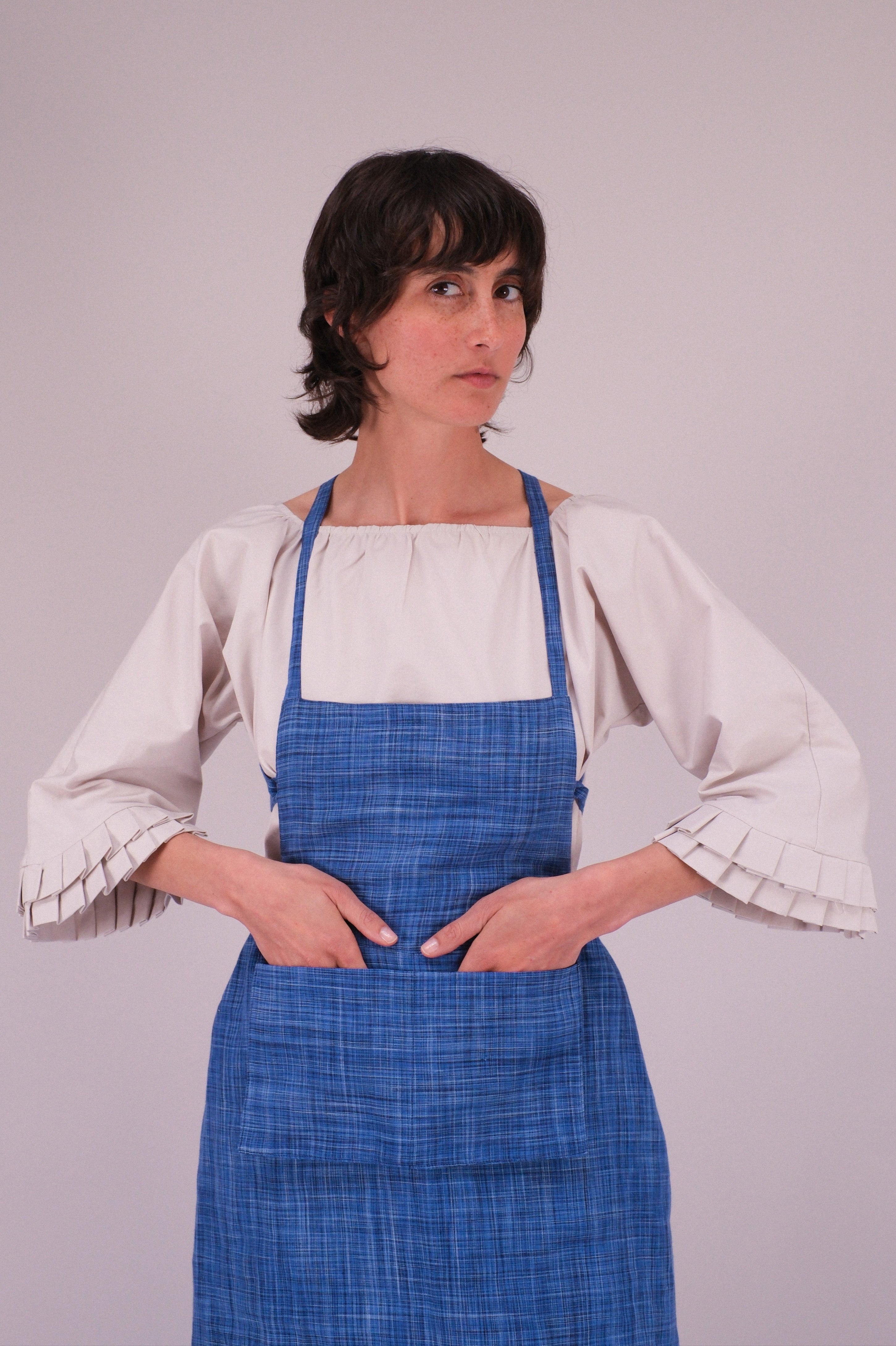 Robe Dabantière, bleue