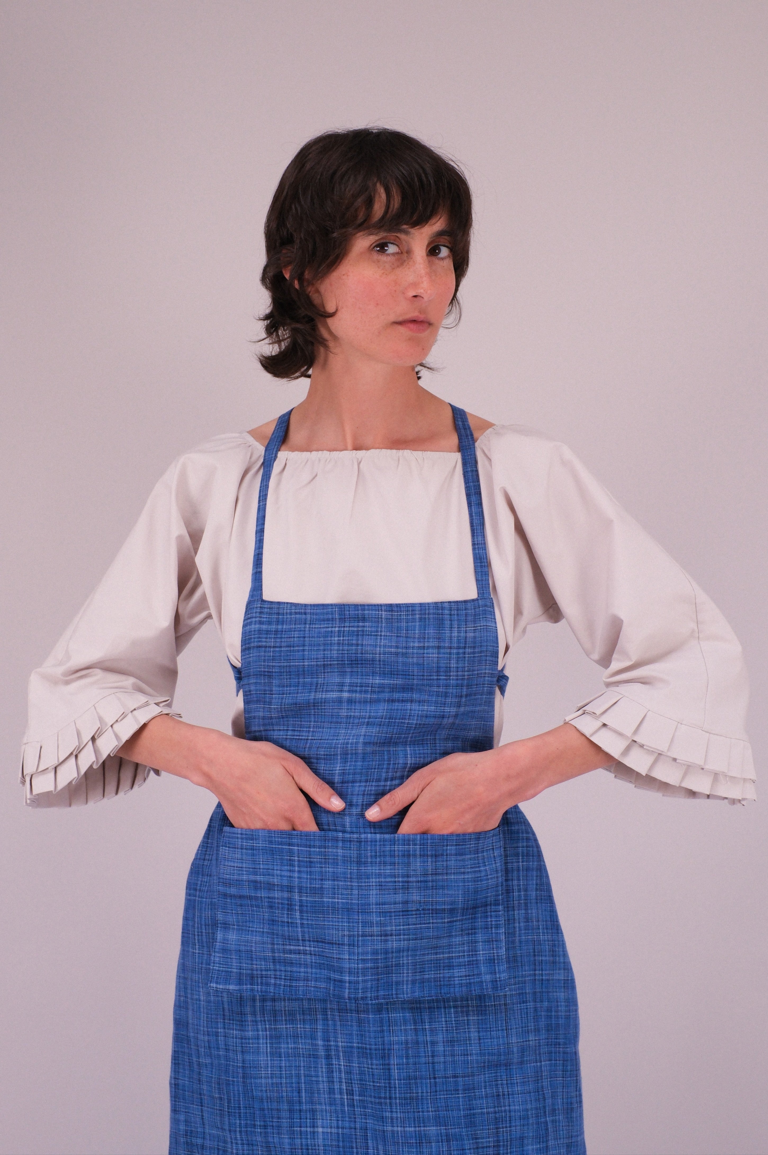 Corsage Casaquin, en greige