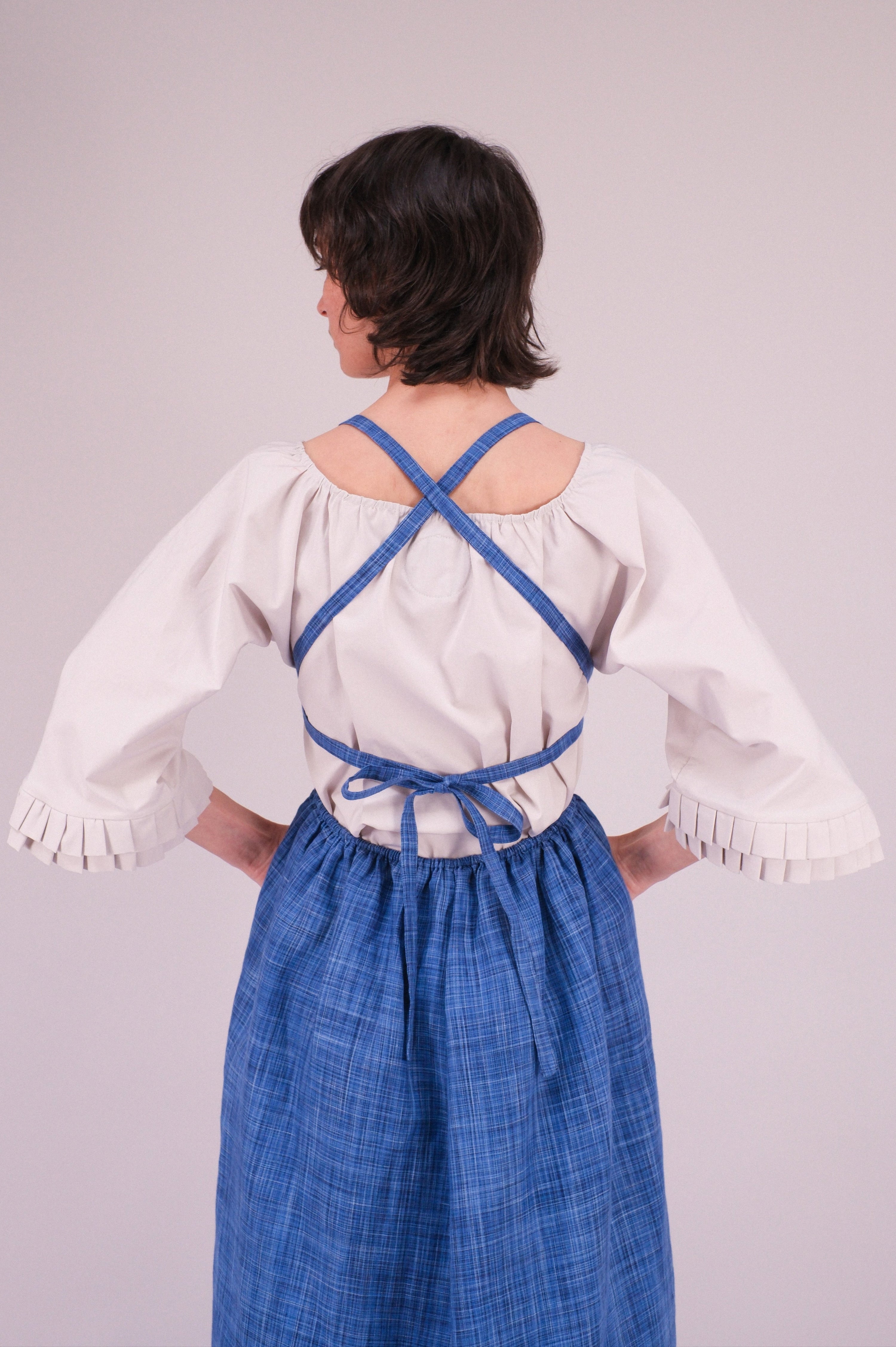 Corsage Casaquin, en greige