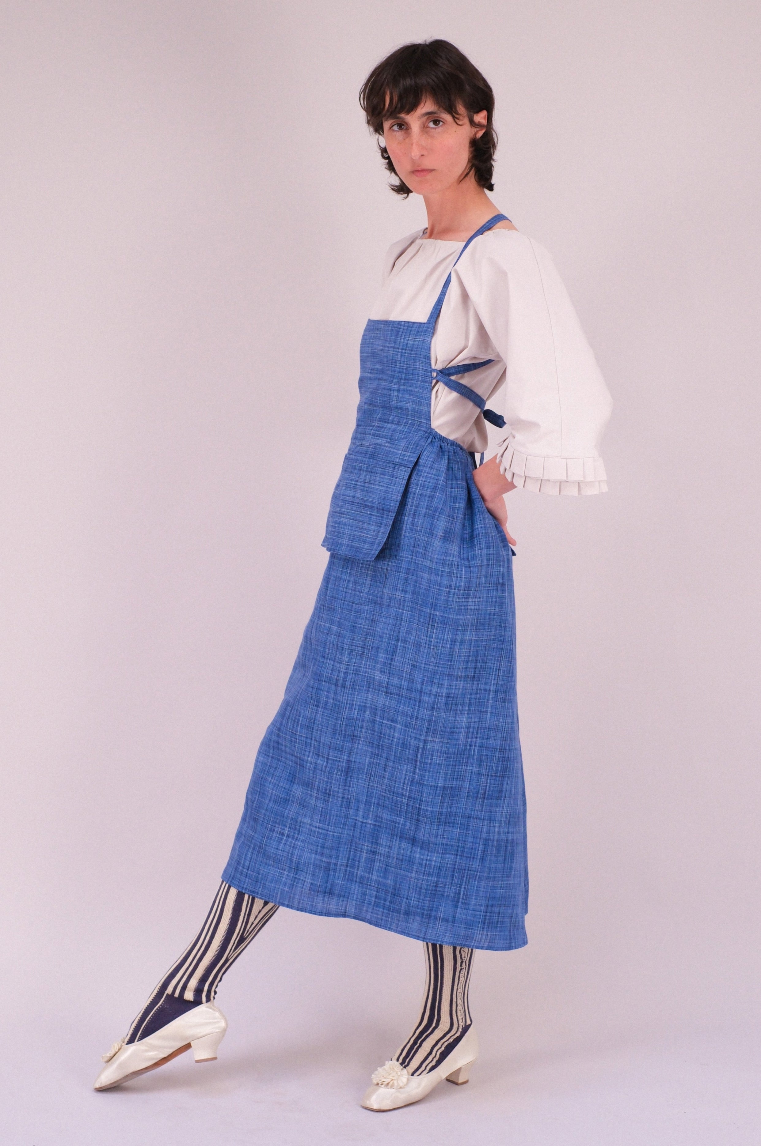 Robe Dabantière, bleue