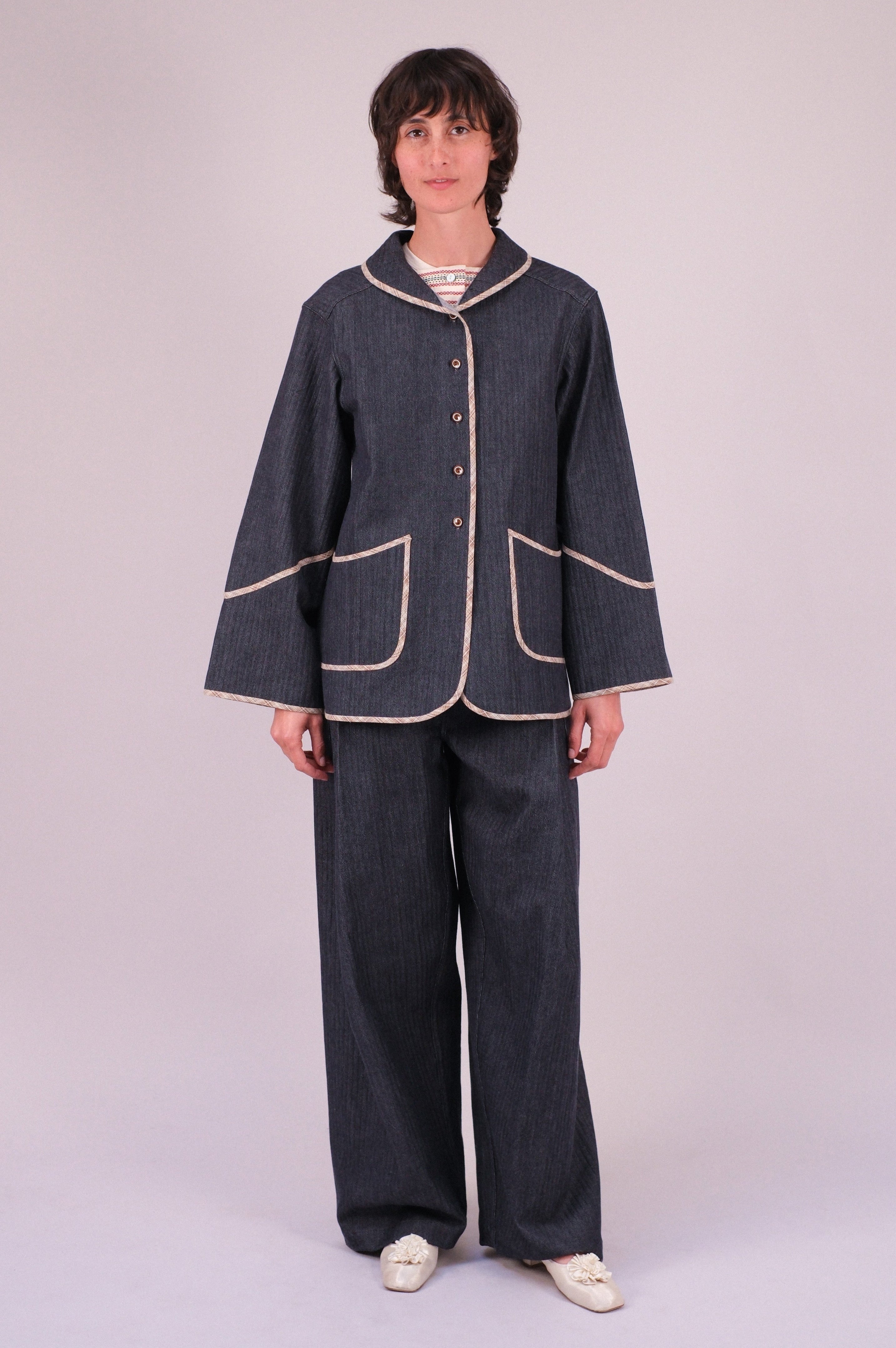 Veste du pourpointier, denim