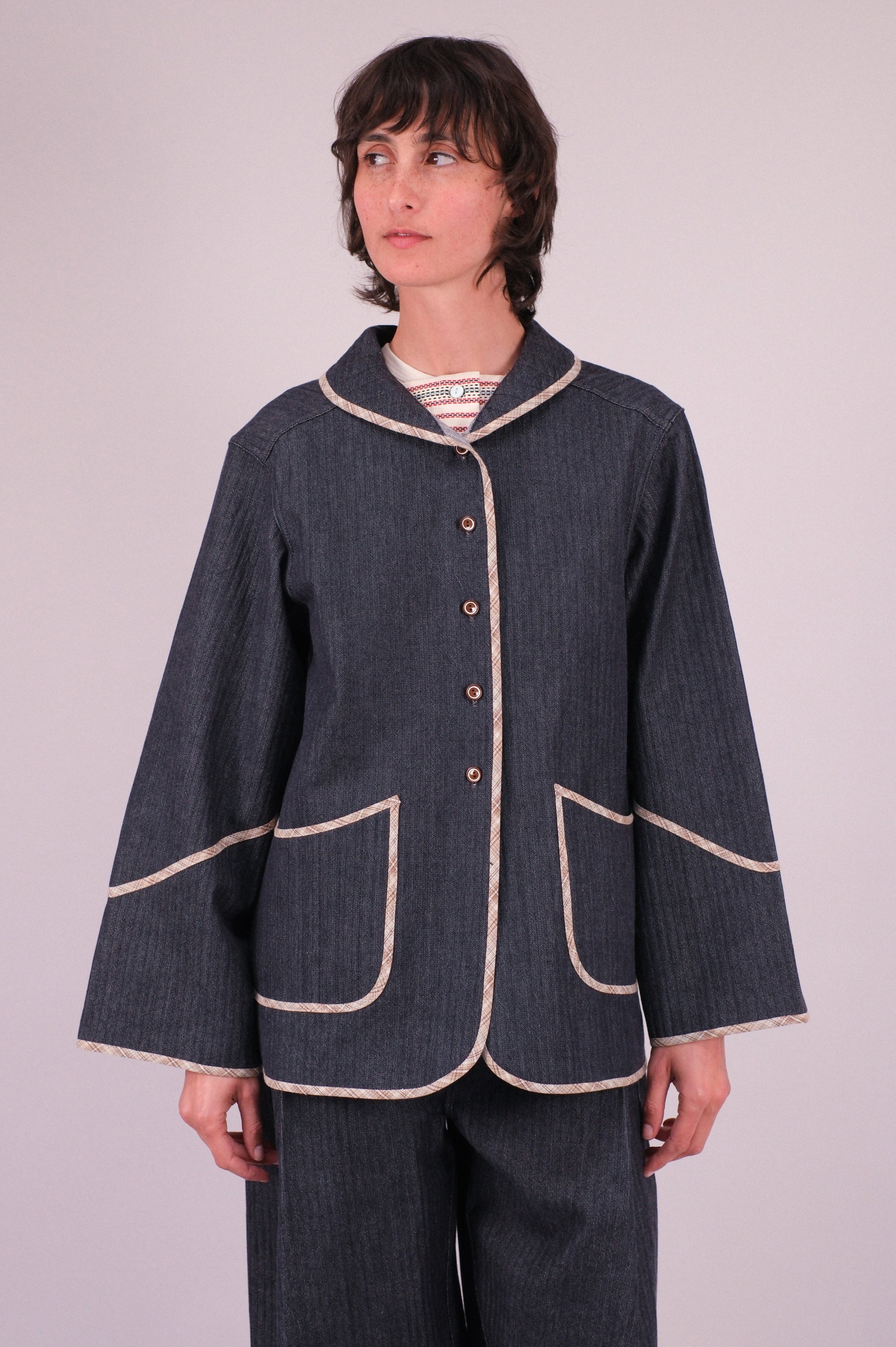Veste du pourpointier, denim