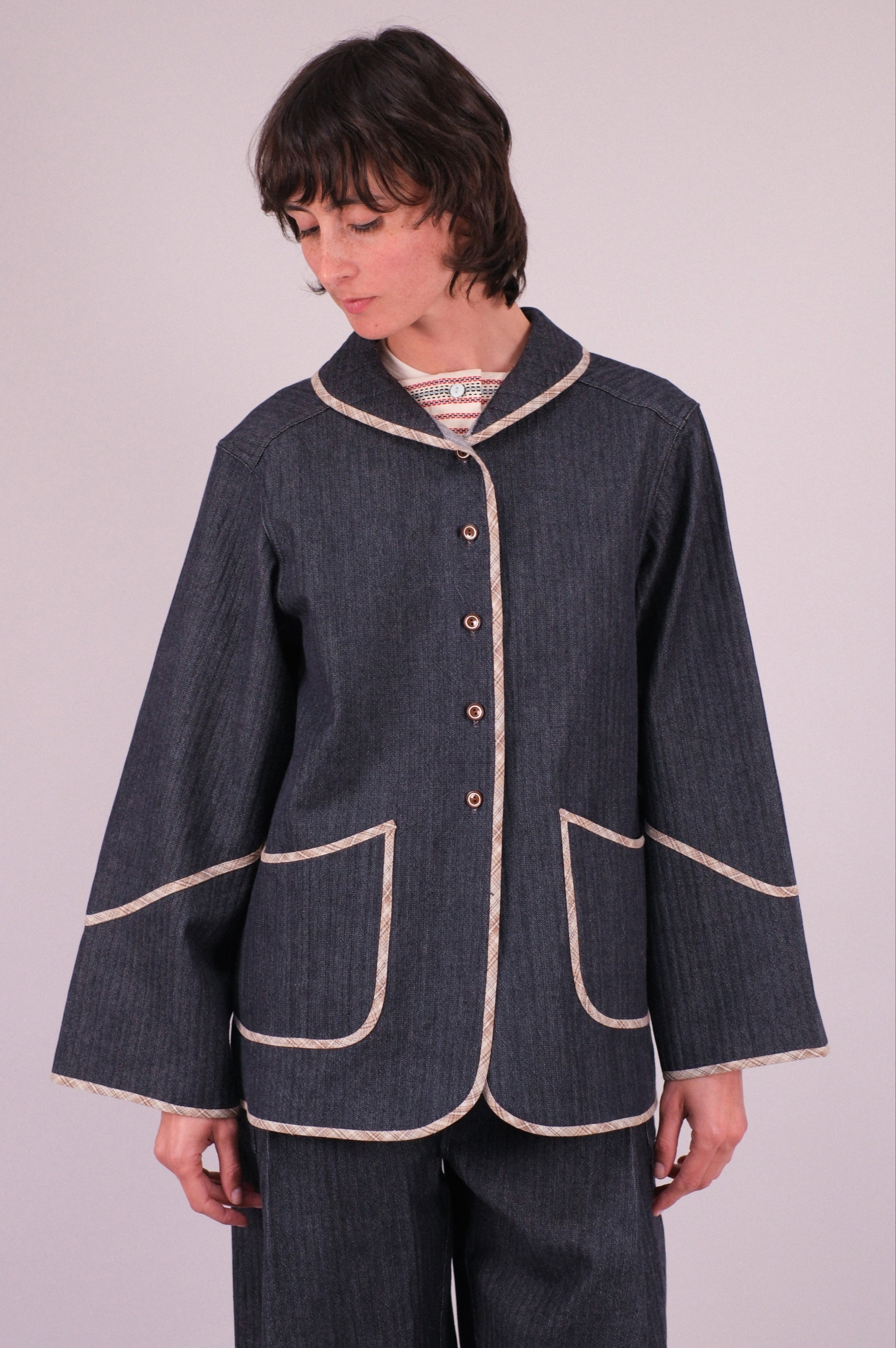 Veste du pourpointier, denim