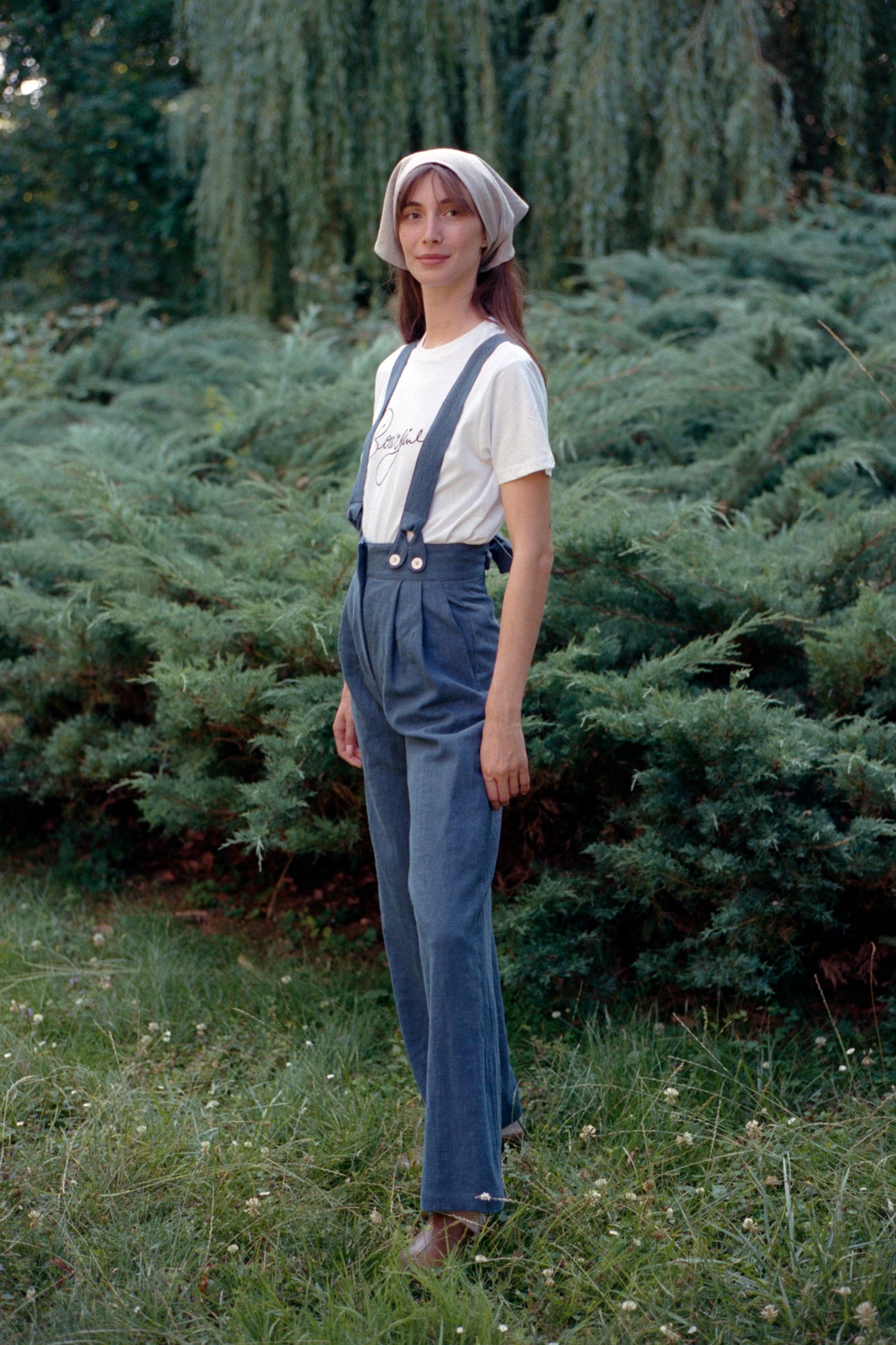 Pantalon Sélénite - bleu - Bourgine