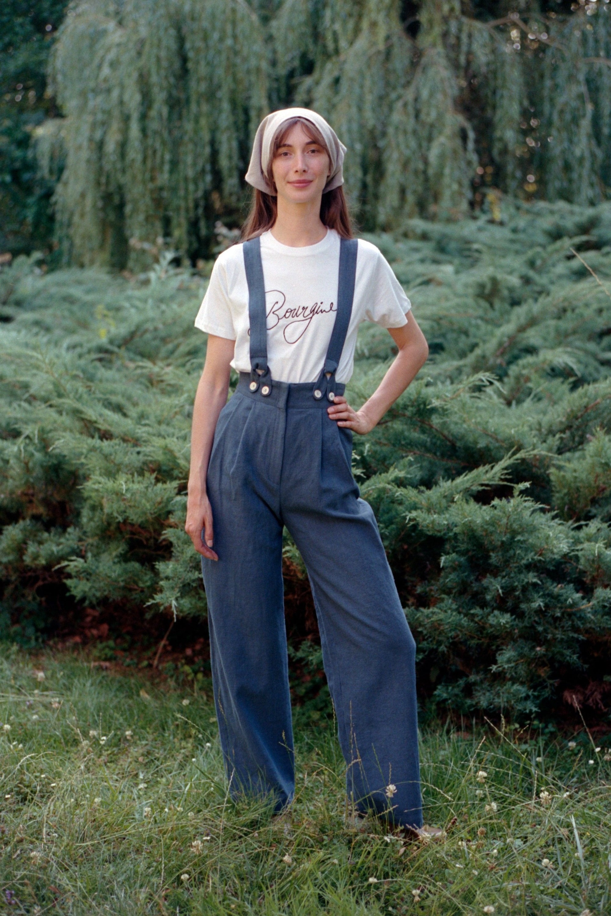Pantalon Sélénite - bleu - Bourgine