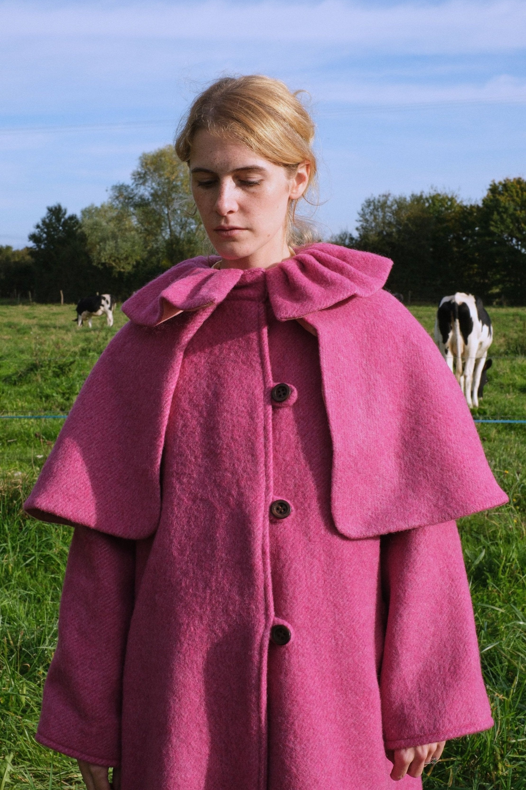 Penn Overcoat, rose - Bourgine