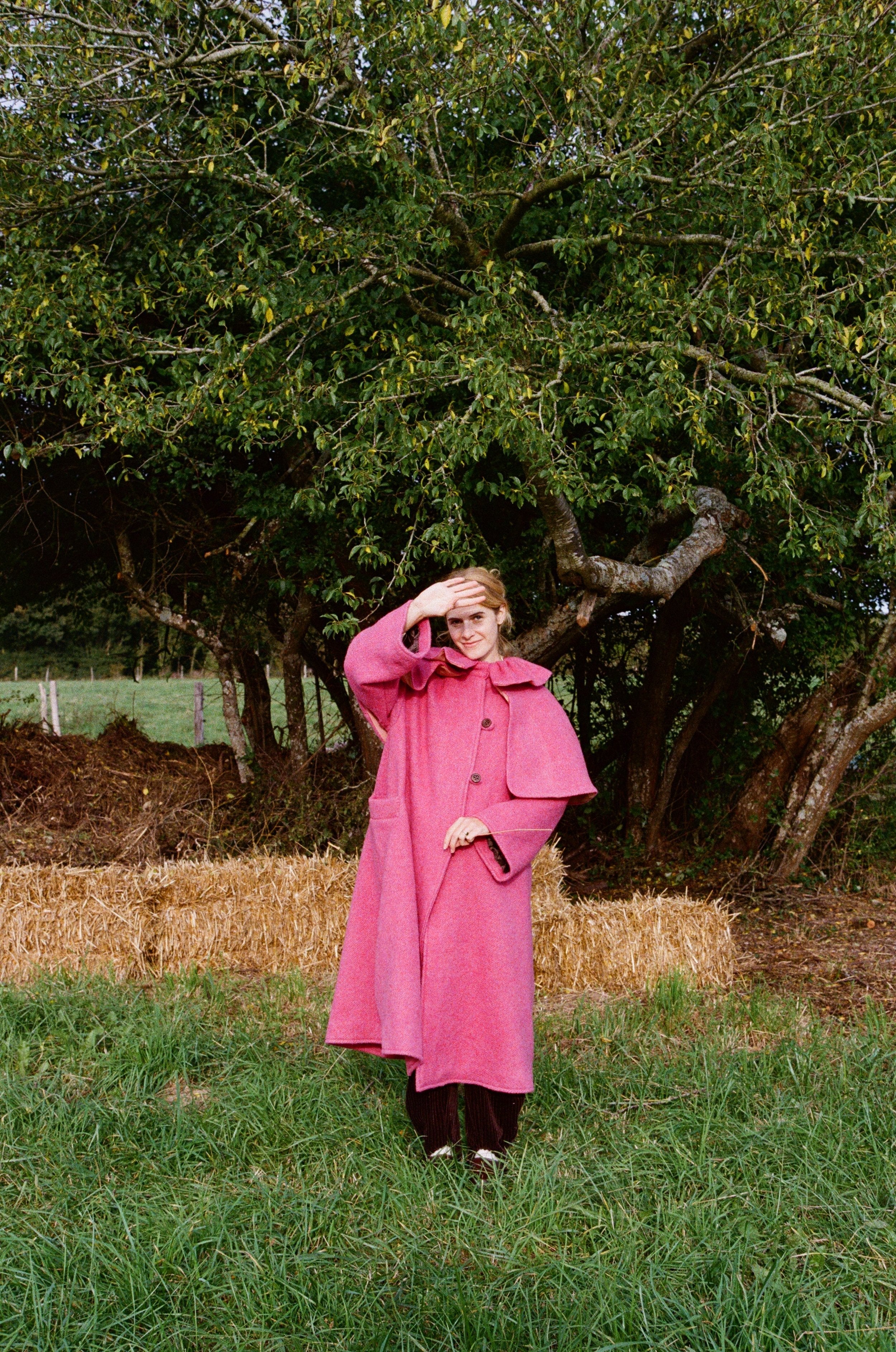 Penn Overcoat, rose - Bourgine