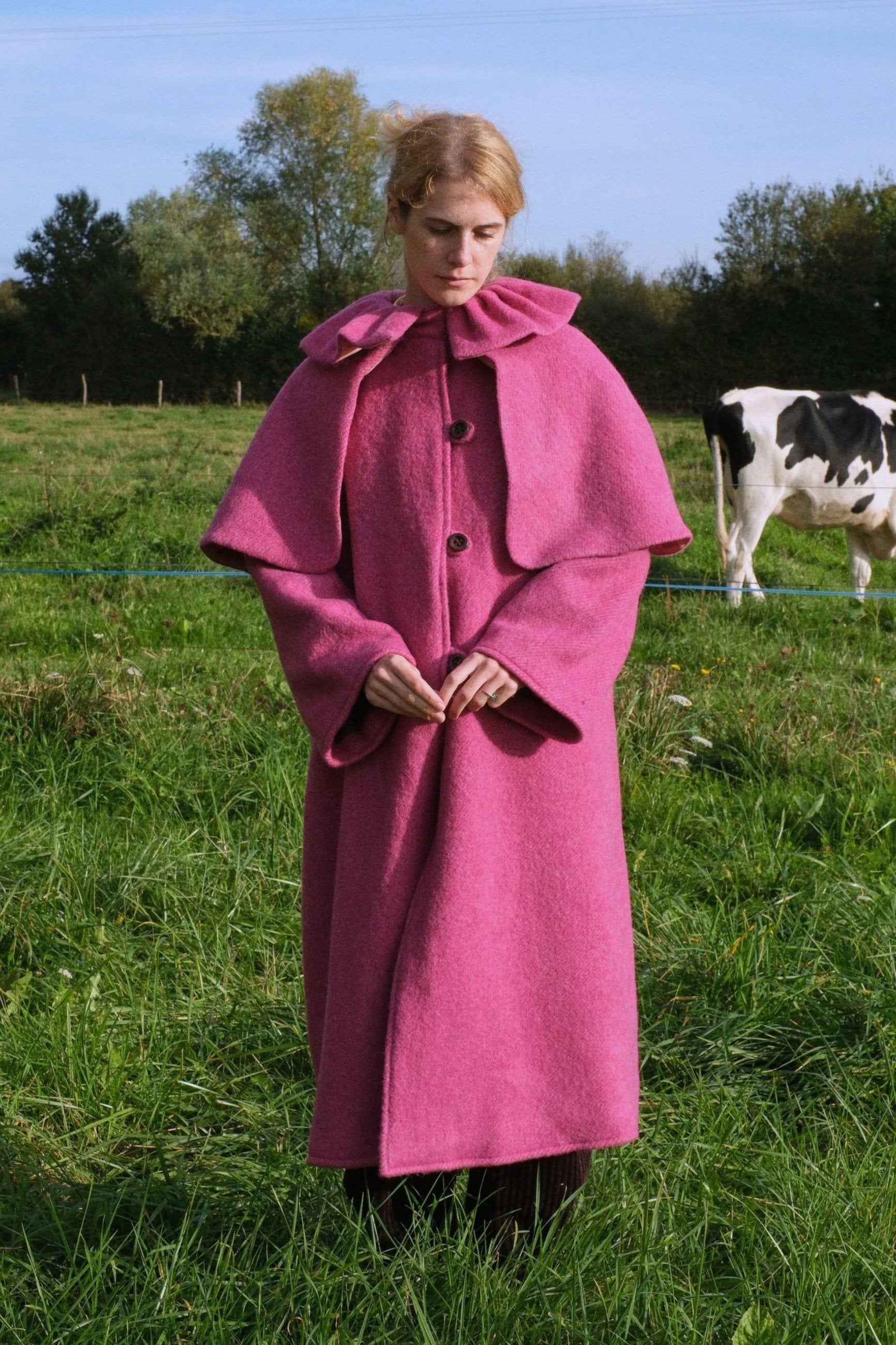 Penn Overcoat, rose - Bourgine