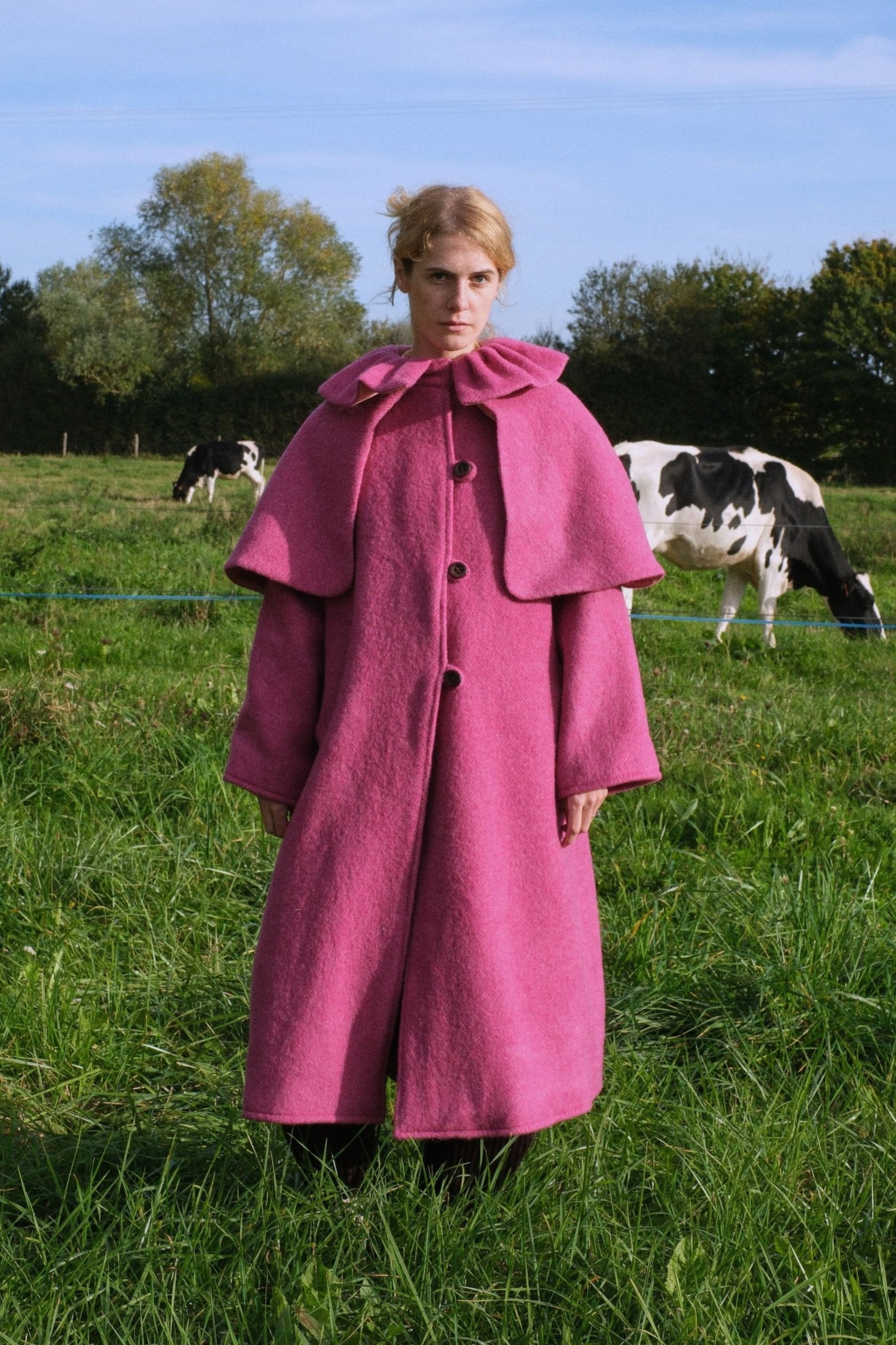 Penn Overcoat, rose - Bourgine