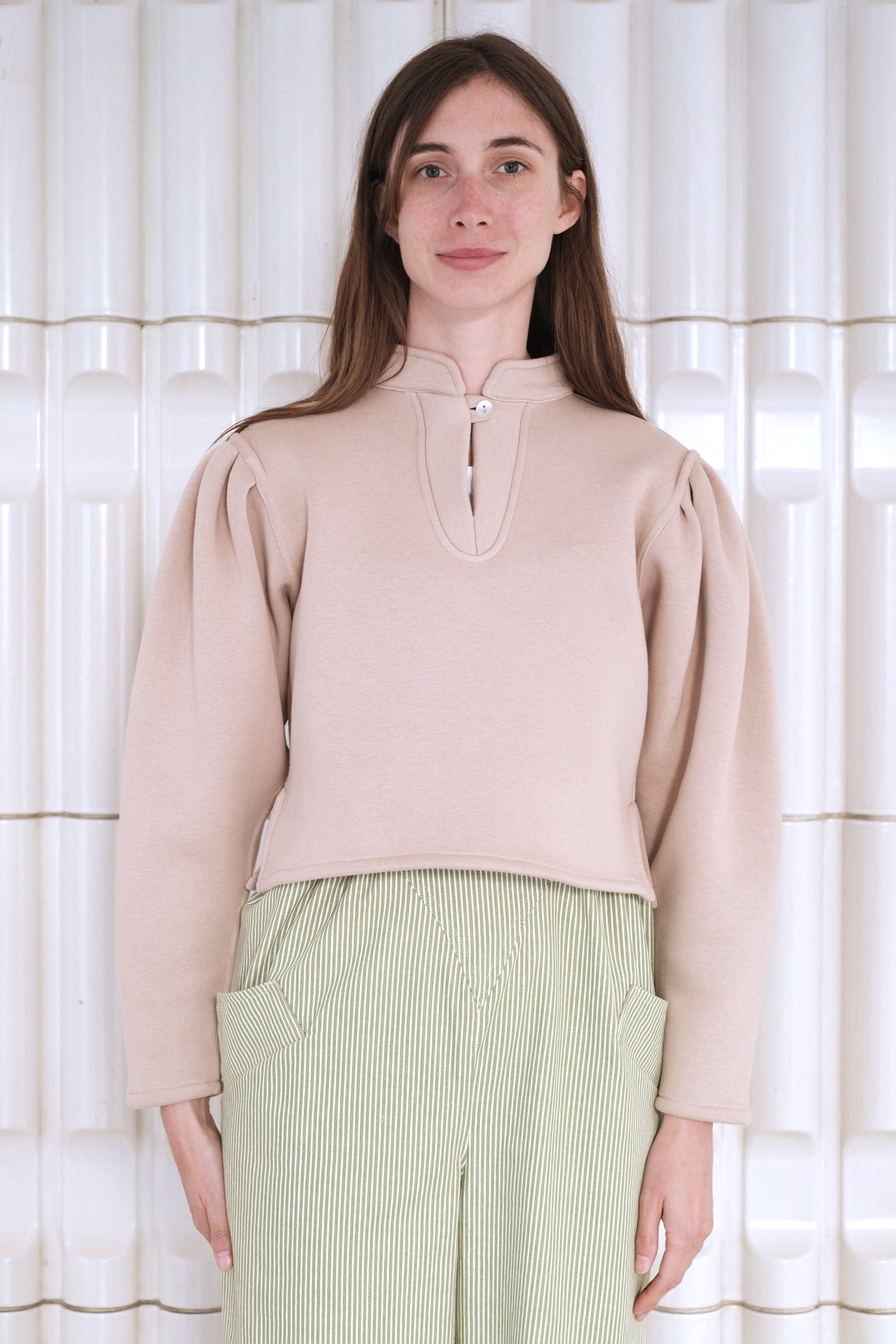 Sweat Gigot - beige rosé - Bourgine